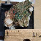 Beautiful Dioptase on Calcite thumbnail specimen