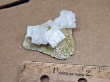 Pink Halite on Trona Specimen