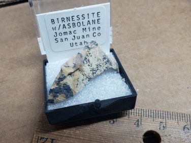 Beautiful Birnessite w Asbolane thumbnail specimen