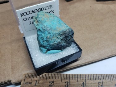 Beautiful Woodwardite thumbnail specimen