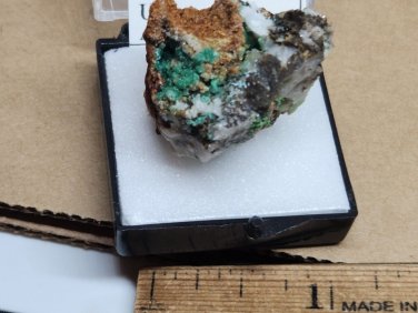 Beautiful Cuprian Adamite thumbnail specimen