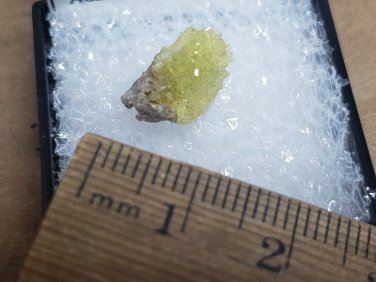 Beautiful Yellow Hydroboracite Thumbnail specimen