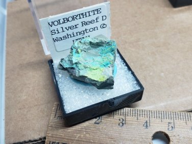 Beautiful Volborthite thumbnail specimen