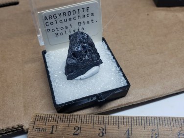 Beautiful Argyrodite thumbnail specimen