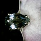 Sterling Purple Aquamarine Ring