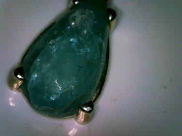 Sterling Silver Aquamarine Pendant