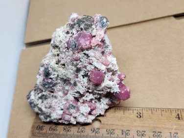 Rare Red Grossular Garnet specimen