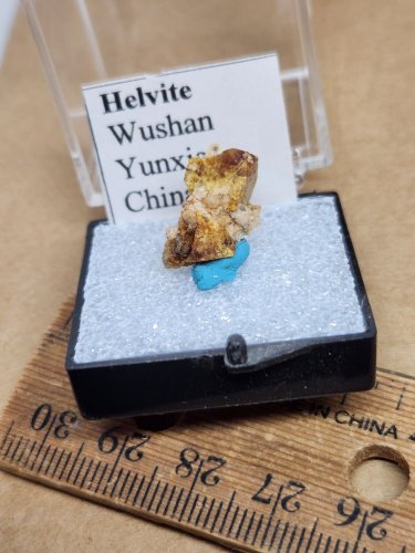 Beautiful Helvite thumbnail specimen
