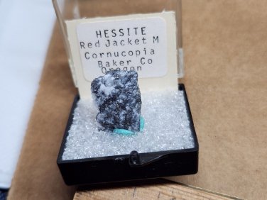 Beautiful Hessite thumbnail specimen