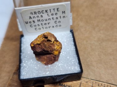 Beautiful Brockite thumbnail specimen