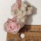 Beautiful Colorado Rhodochrosite with quartz specimen