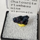 Beautiful Bornite on Chalcocite thumbnail specimen