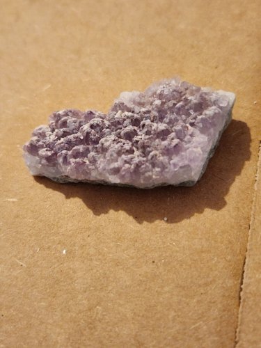 Amethyst on Green Fluorite Specimen