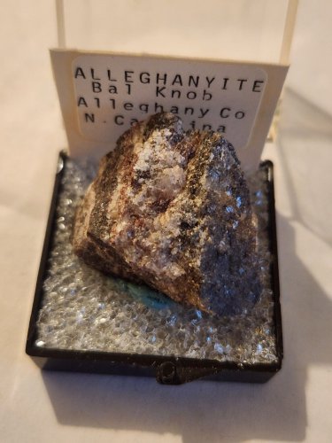 Beautiful Alleghanyite thumbnail specimen