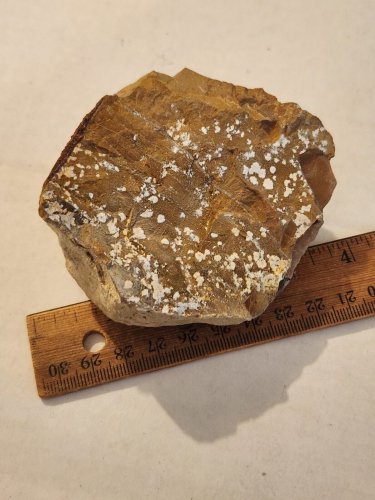 Beautiful White Dawsonite specimen