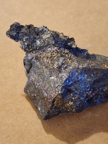 Stunning Native Silver on Bornite specimen