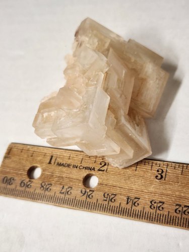 Pinkish Hoppered Halite Specimen