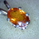 Sterling Andradite Garnet Pendant