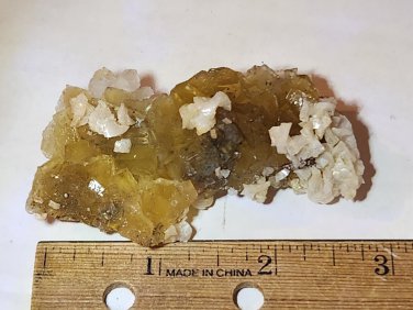 Stunning Dolomite on Fluorite specimen Moscona mine
