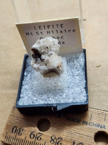 Beautiful Leifite thumbnail specimen