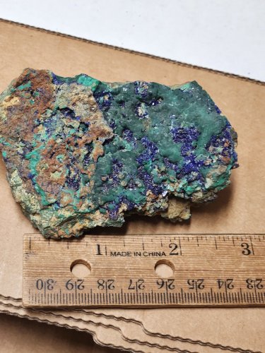 Beautiful Azurite Malachite specimen
