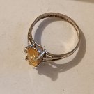 Sterling Silver Brazilian Imperial Topaz Ring