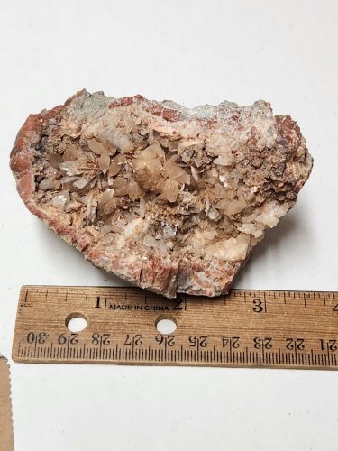 Beautiful Celestite w Calcite specimen