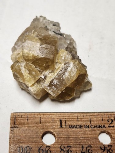Beautiful Yellow Barite cluster Cougar
