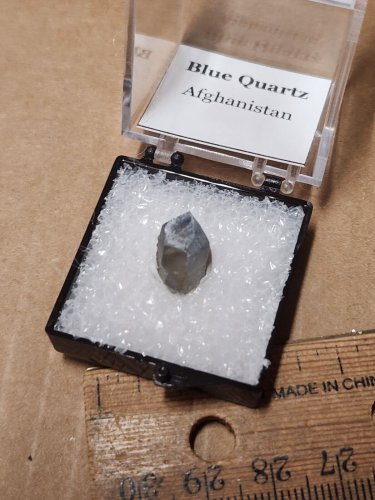 Beautiful Blue Quartz thumbnail specimen