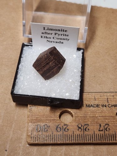 Beautiful Limonite pseud Pyrite  thumbnail specimen