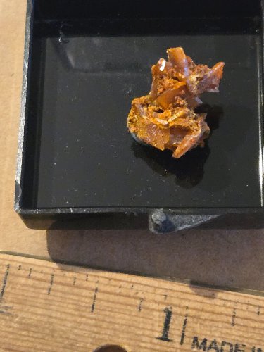 Beautiful Red Wulfenite thumbnail specimen