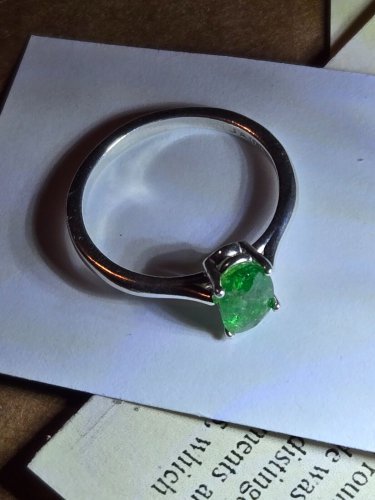 Tsavorite Oval Ring