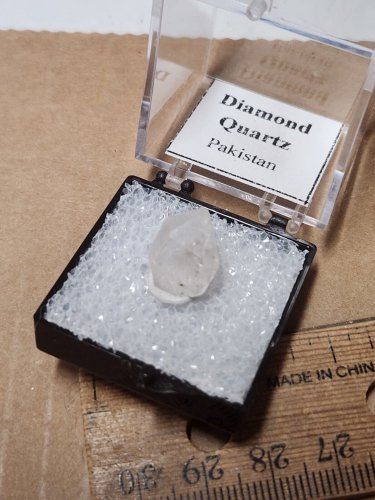 Beautiful Diamond Quartz thumbnail specimen