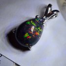 Rainbow Welo Opal Pendant
