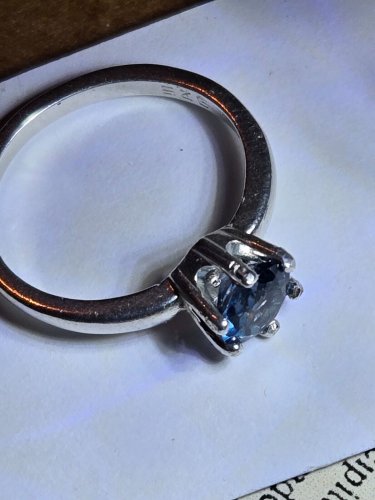 London Blue Topaz Round Ring