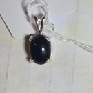 Sterling Silver Blue Welo Opal Pendant