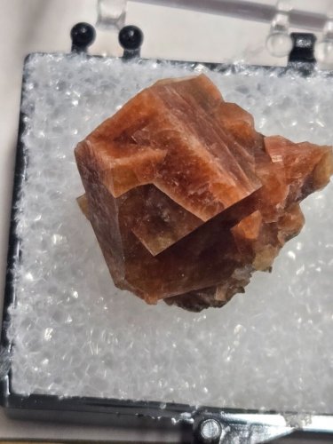 Beautiful Orange Chabazite Thumbnail specimen