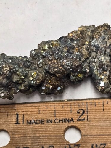 Iridescent Colorado Pyrite specimen