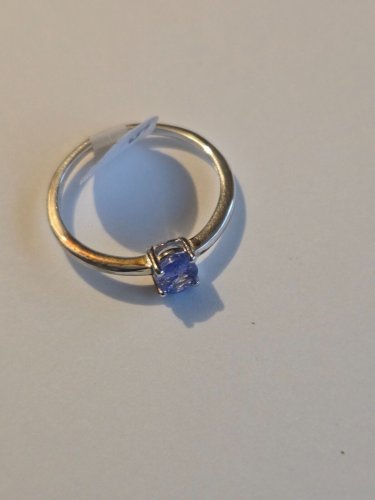 Sterling silver Tanzanite Ring size 5