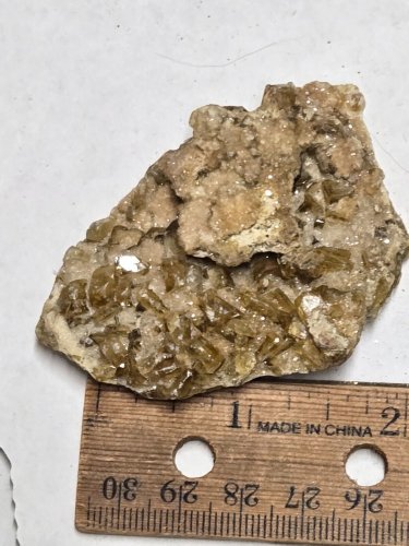 Beautiful golden Barite specimen