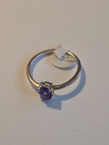 Sterling silver amethyst Ring size 6