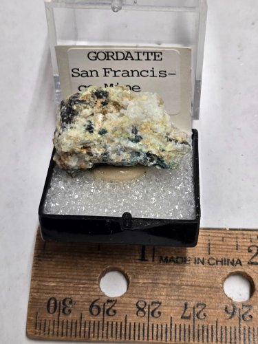 Beautiful Gordaite thumbnail specimen