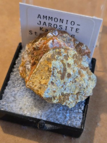 Stunning Ammoniojarosite thumbnail  specimen