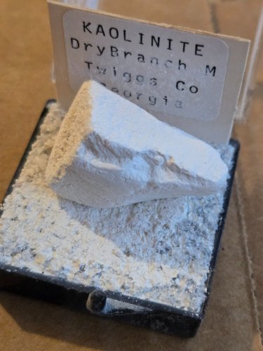 Stunning Georgia Kaolinite thumbnail  specimen