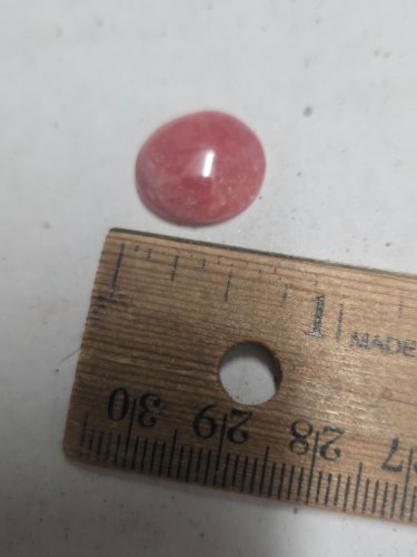 Stunning Rhodochrosite button