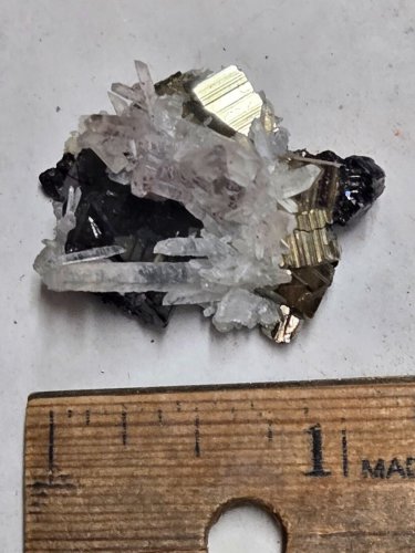 Beautiful Sphalerite pyrite quartz