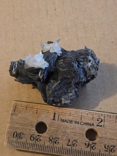 Beautiful Calcite on Hematite specimen