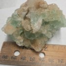 Stunning Green Apophyllite with stilbite