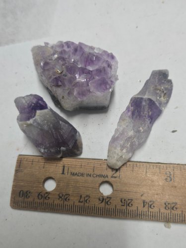 Stunning Chevron Amethyst w amethyst