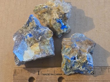 Beautiful Blue Linarite specimen LOT
